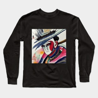 Shogun Wearing Hat Long Sleeve T-Shirt